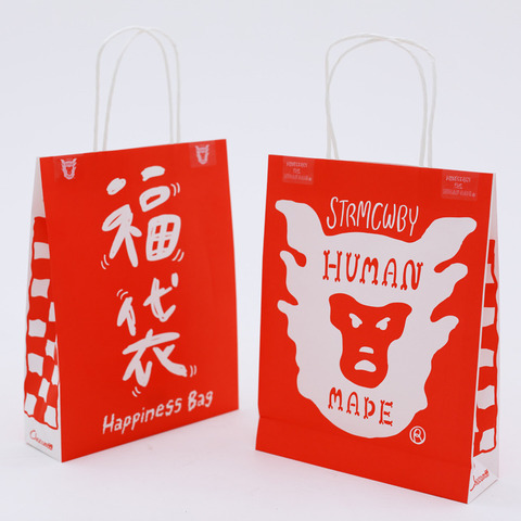 HUMAN MADE ヒューマンメイド ハート エコバッグ - Small/赤 HUMAN MADE ヒューマンメイド ハート エコバッグ - Large/赤