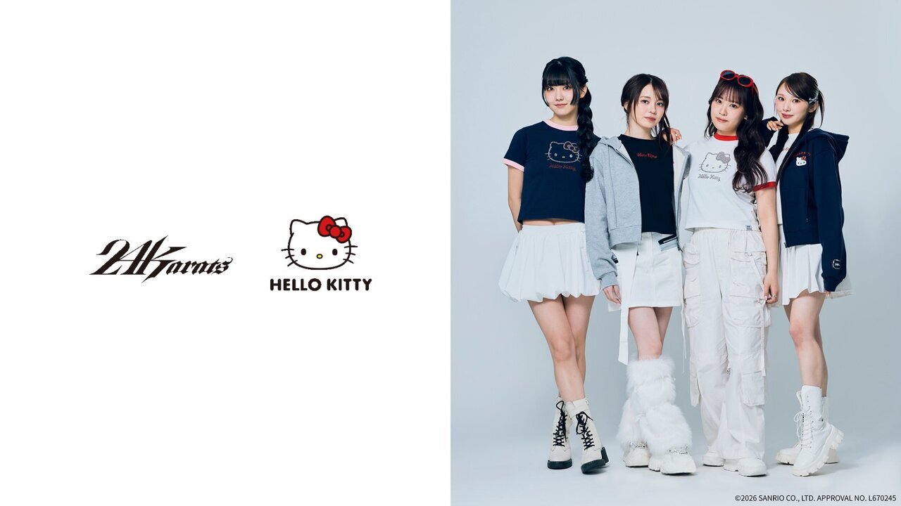 3/24(火)19:00～ONLINE STOREにて販売開始!!】Hello Kitty × 24karats